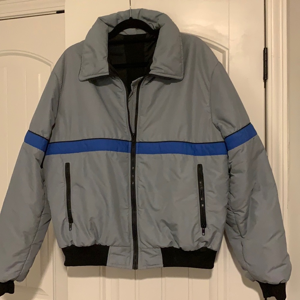 Vintage Grey Ski Jacket